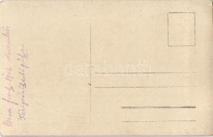 1916 Orosz front decemberben, kézigránátdobó pálya télen / WWI K.u.k. military front in Russia, hand...