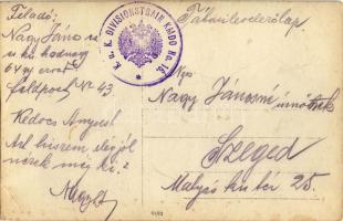 Osztrák-magyar katona / WWI Austro-Hungarian K.u.K. military, soldier. photo + "K.u.K. Division...