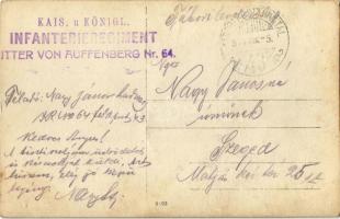 Osztrák-magyar katona / WWI Austro-Hungarian K.u.K. military, soldier. photo + "Kais. u. Königl...