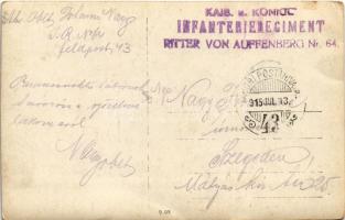 1915 Osztrák-magyar katonák automobillal / WWI Austro-Hungarian K.u.K. military, soldiers with autom...