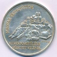 Képíró Zoltán (1944-1981) / 1977. "Dobó István / MÉE VIII. Vándorgyűlése Eger" jelzett Ag ...