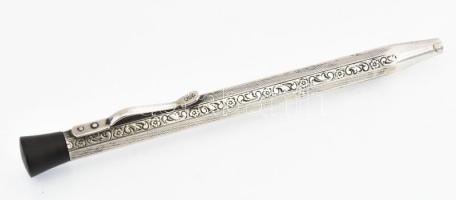 Ezüst(Ag) ceruza, jelzett, h: 11 cm, bruttó: 12 g