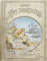 Vángel Jenő: Nagy képes természetrajz a hazai művelt közönség számára. I?II. rész. (Egybekötve). I. rész: Állattan, kiváló tekintettel Magyarország állatvilágára. II. rész: Növénytan és ásványtan. Fr(anz) Matthes nyomán átdolgozva. Bp., 1899, Athenaeum. IV, 320p., 24t. (kromolitográfia) , [2], 105p., 23t. (kromolitográfia).  A kötetben 805 szövegközti képpel, ábrával. A II. részben a táblák számozása 2.-tól indul, egy részük nincs számozva. Rendkívül dekoratív illusztrációs anyaggal. Vángel Jenő (1864?1917) zoológus, bölcseleti doktor, egyetemi adjunktus, több természettudományi mű szerzője. Az átdolgozó Semayer, Willibald (1868?1928) antropológus, a Néprajzi Múzeum muzeológusa volt.  Kiadói, festett vászonkötésben kisebb kopásokkal. 35 cm.  Ritka könyv.