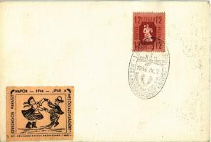 1946 Országos Parasztnapok "Az Ipar a Mezőgazdaságért" kiállítás. Globus Rt. s: Mallász Gi...