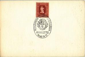 1946 Magyar folklór művészlap. Globus Rt. s: Mallász Gitta + "Pestvármegye újjáépítési kiállítá...