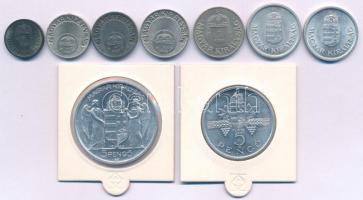 1926. 10f Cu-Ni + 1926. 50f Cu-Ni + 1938. 20f Cu-Ni + 1942. 10f Fe + 1943. 2f Zn + 1943. 1P Al + 194...