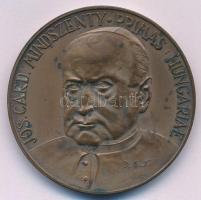 Kanada 1973. "Mindszenty József" bronz emlékérem (44,5mm) T:AU patina Canada 1973. "Jos. Card. Mindszenty Primas : Hungariae / Mille Annos Christiani Duce Primo Rege Sancto Stephano Hungari" bronze commemorative medallion (44,5mm) C:AU patina