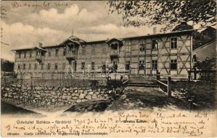 1905 Szliács, Sliac; Bristol szálloda. Lechnitzky O. fénynyomdája kiadása / hotel, spa (EK)