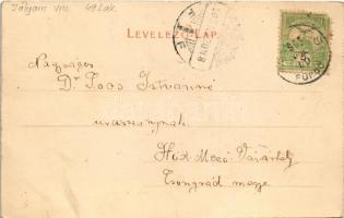 1905 Szliács, Sliac; Bristol szálloda. Lechnitzky O. fénynyomdája kiadása / hotel, spa (EK)