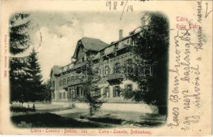 1898 (Vorläufer) Tátralomnic, Tatranská Lomnica (Magas-Tátra, Vysoké Tatry); Bethlen ház / Bethlenhaus / villa hotel (EK)