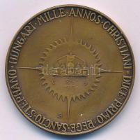 Kanada 1973. "Mindszenty József" bronz emlékérem (44,5mm) T:AU lakkozva Canada 1973. "...