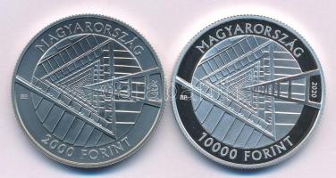 2020. 2000Ft Cu-Ni "Harsányi János születésének 100. évfordulója" + 2020. 10.000Ft Ag &quo...