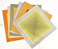 Vasarely Victor (1908-1997): 10 db heliogravűr, papír. Neuchatel, Éditions du Griffon kiadása, 1971....