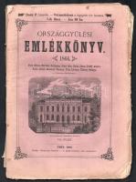 Országgyűlési emlékkönyv 1866. VII. füzet. Falk Miksa, Horváth Boldizsár, Jókai Mór, Kriza János, Pálffy Albert, Pákh Albert, Salamon Ferenc, Tóth Lőrincz, Urházy György s. t. közreműködésével. Pest, 1866, Heckenast Gusztáv, 387-448 p.+ 8 t. A táblákon ismert személyekkel, a kor neves közéleti személyiségeivel. Kiadói papírkötés, szakadt, foltos, sérült borítóval, kissé foltos lapokkal, a táblák kijárnak, közte 2 sérülttel.