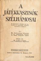 [Tartsányi] Schreiber Dániel: A játékkaszinók szélhámosai. A baccarat, chemin de fer, trente et quarante, roulette és boule csalásai. Dr. Laky Lajos előszavával. Bp., 1934, Centrum Kiadóvállalat Rt., 199+(1) p. Első kiadás. Szövegközi illusztrációkkal. Kiadói papírkötés, kissé viseltes, foltos borítóval, néhány kisebb lapszéli folttal.