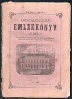 Országgyűlési emlékkönyv 1866. V. füzet. Falk Miksa, Horváth Boldizsár, Jókai Mór, Kriza János, Pálffy Albert, Pákh Albert, Salamon Ferenc, Tóth Lőrincz, Urházy György s. t. közreműködésével. Pest, 1866, Heckenast Gusztáv, 257-320 p. + 8 t. A táblákon ismert személyekkel, a kor neves közéleti személyiségeivel, közte Jókai Mórral. Kiadói papírkötés, szakadt borítóval, szétvált kötéssel, foltos, kijáró táblákkal, közte sérült.