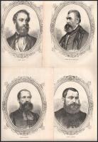 Országgyűlési emlékkönyv 1866. V. füzet. Falk Miksa, Horváth Boldizsár, Jókai Mór, Kriza János, Pálf...