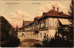 1910 Parád, Erzsébet szálloda. Fogyasztási szövetkezet kiadása (fl)