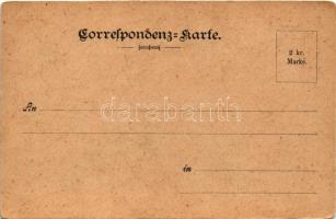 Triol, Gruss aus dem Tirolerland! Art Nouveau floral greeting from Tyrol