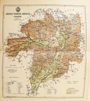 cca 1893-1896 A Magyar Királyság vármegyei, összesen 71 db térkép (komplett), Posner Károly metszése...