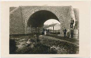 1928 Ótura, Stará Turá, Alt-Turn; vasúti híd / railway bridge. photo