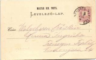 1898 (Vorläufer) Trencsénteplic, Trencianske Teplice; Hamans-Bad / Hammam fürdő / spa, bath, interio...