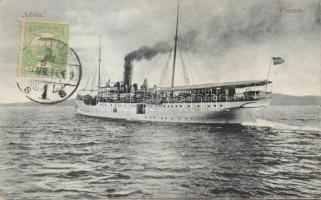 Hungarian ship on the Adria