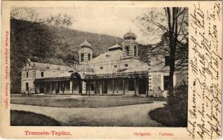 1903 Trencsénteplic, Trencianske Teplice; Cursalon / Gyógyház. Wertheim Zsigmond kiadása / spa, bath (EK)