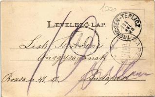 1903 Trencsénteplic, Trencianske Teplice; Cursalon / Gyógyház. Wertheim Zsigmond kiadása / spa, bath...