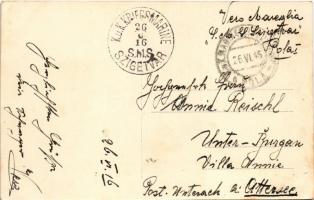 1916 Pola, Pula; K.u.K. Kriegsmarine Marine-Kasino / Osztrák-magyar haditengerészeti kaszinó / Austr...