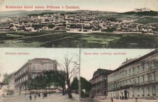 Pribram with college, town hall and bank