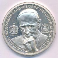 1978. "Mindszenty József Magyarország bíboros hercegprímása / Esztergom 1978" peremén jelzett Ag emlékérem (23,92g/0.999/38mm) T:AU (PP)