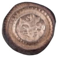 1180-1240. Bracteata Ag "III. Béla - IV. Béla" (0,26g) T:AU Hungary 1180-1240. Bracteata A...