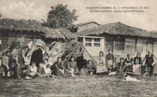 Orhovica the survivors of the earthquake in 1913