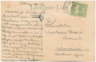 1909 Tokaj, hajó kikötő, Tiszai híd, Izraelita templom, zsinagóga, Főtéri római katolikus templom. S...