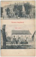 1917 Nagylak, Nadlac; Állami elemi iskola, zsidó templom, zsinagóga. Weisz Márk kiadása / school, synagogue (fl)