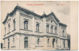 1915 Nagymihály, Michalovce; Izraelita templom, zsinagóga. Freireich T. kiadása / synagogue (ázott sarok / wet corner)