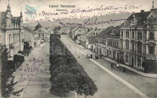 Lazne Bélohrad, Námesti, Lekarna / square, pharmacy
