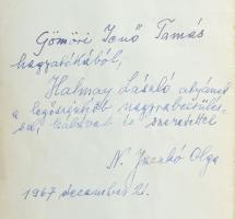 Gömöri Jenő Tamás: A magyar nyelvhez. Szerelmi szonettek a magyar nyelvhez. (DEDIKÁLT). Bp., 1942, S...