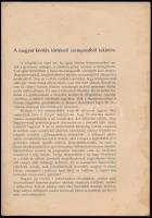 Domanovszky Sándor: A magyar kérdés történeti szempontból tekintve. Bp., 1920, Magyarország Területi...