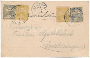 1901 Máramarossziget, Sighetu Marmatiei; Ortodox zsidó templom, zsinagóga, zsidók. Judaika / Orthodo...