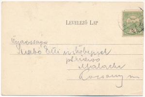 1907 Nagyszombat, Tyrnau, Trnava; Neológ izraelita templom, zsinagóga. Fischer Hugó kiadása / synago...