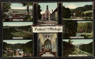 Police nad Metují with the valley of the railway station