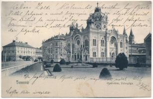 1904 Temesvár, Timisoara; Gyárváros, zsinagóga. Uhrmann Henrik kiadása / synagogue (fl)