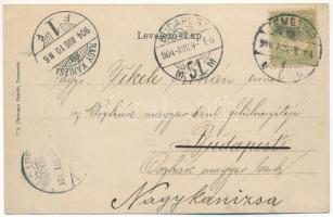 1904 Temesvár, Timisoara; Gyárváros, zsinagóga. Uhrmann Henrik kiadása / synagogue (fl)