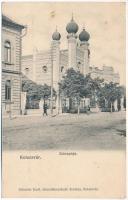 Kolozsvár, Cluj; Zsinagóga. Schuster Emil kiadása / synagogue (fl)