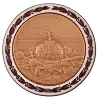 Osztrák-Magyar Monarchia 1917. "Zita / 1916. December 30" koronázási bronz emlékérem fehér...