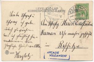 1908 Pozsony, Pressburg, Bratislava; vár, zsinagóga / castle, synagogue (EK)