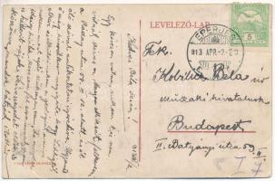 1913 Eperjes, Presov; Korzó, Atlasz, Jahoda J., Schwarz Adolf üzlete, drogéria. Divald Károly Fia ki...