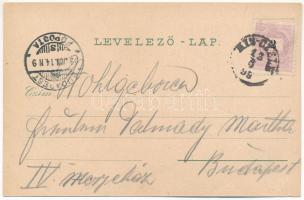 1899 (Vorläufer) Jánosháza (Vas), Izraelita templom belseje, zsinagóga belső, Hidegforrás fürdő, Ste...